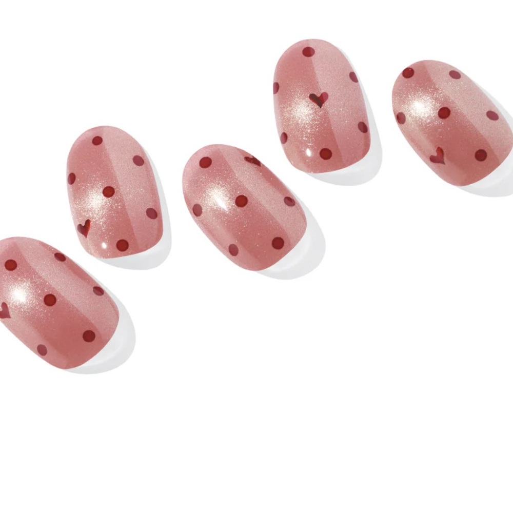 Ohora Pink gel strip with Polka Dots N Mini Allure NEVER OPENED
